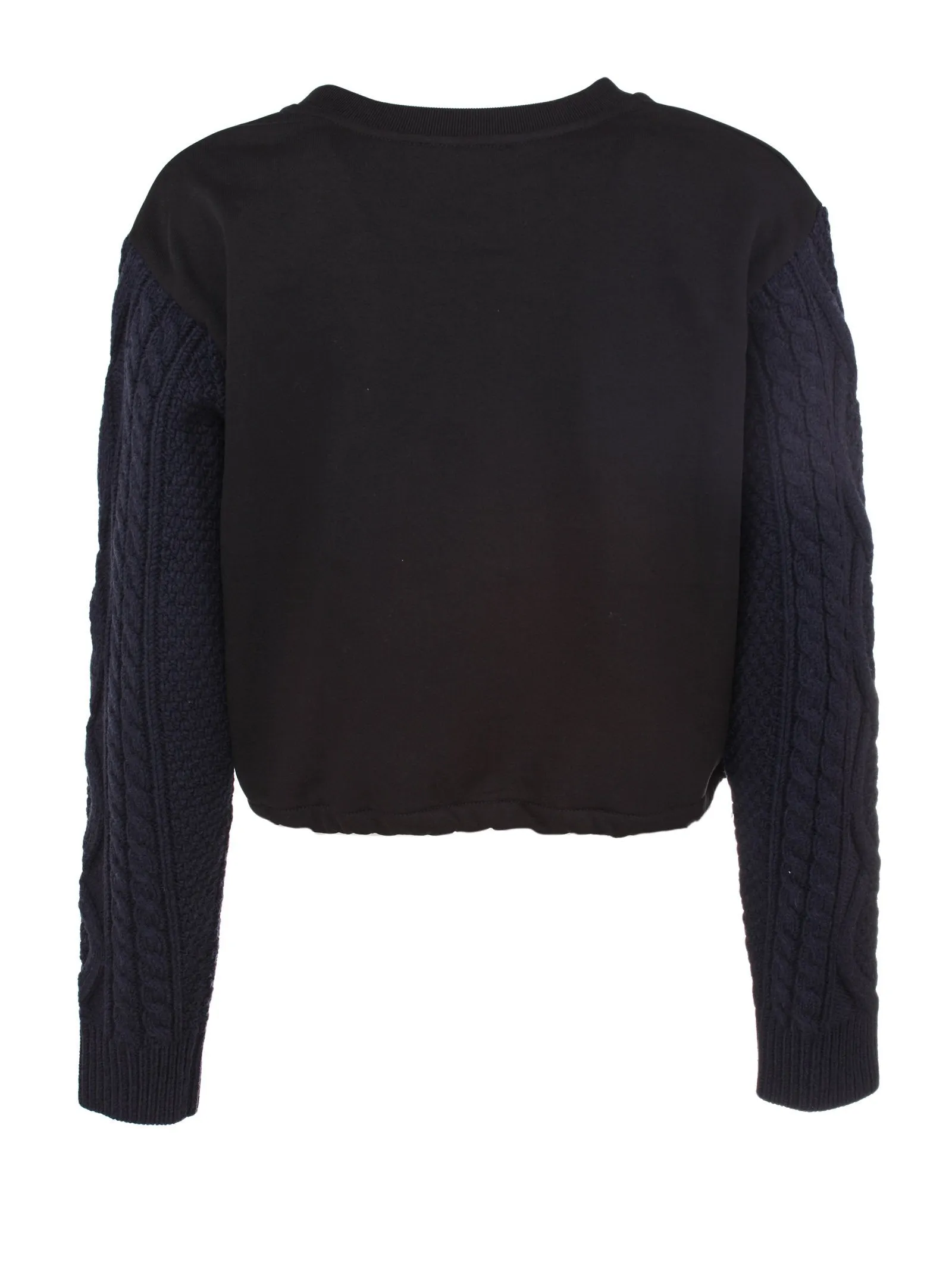 3.1 Phillip Lim Cable Knit Sleeve Detail Sweater
