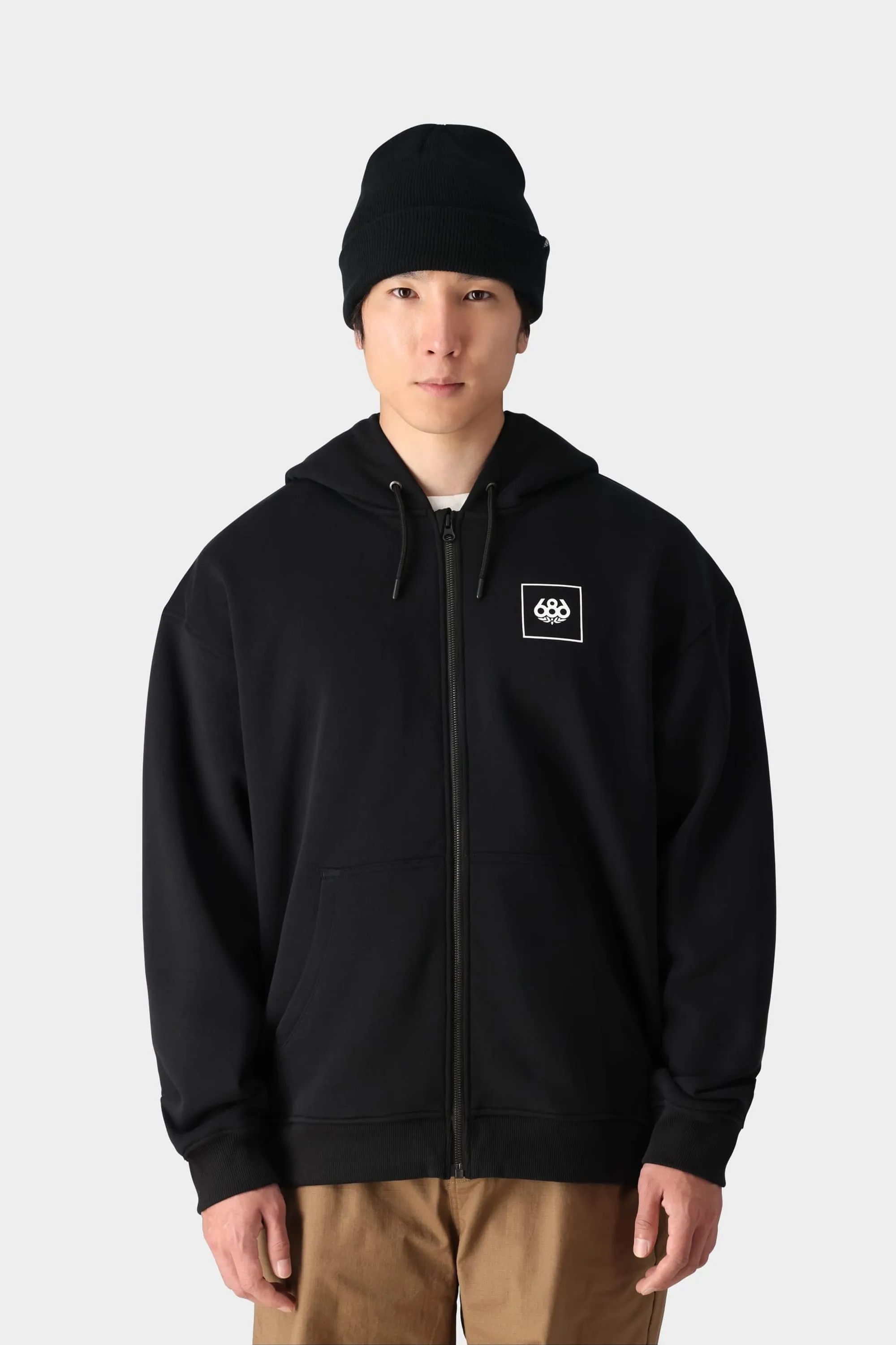 686 Men's Knockout Script Premium Heavyweight Zip Hoody