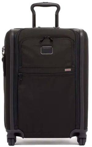 Alpha 3 Continental Expandable 4 Wheeled Carry-On - Black