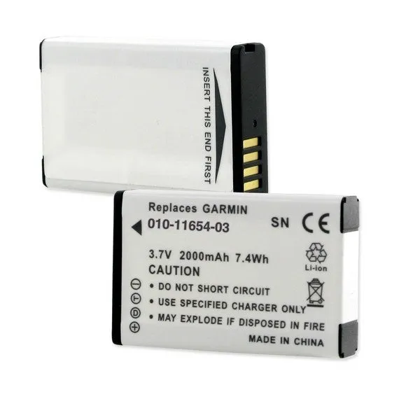 Batteries N Accessories BNA-WB-BLI-452 Camcorder Battery - Li-Ion, 3.7V, 2000 mAh, Ultra High Capacity Battery - Replacement for Garmin 010-11654-03 Battery