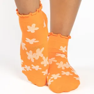 Bloom Quarter Grip Socks - Barre/Pilates