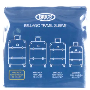 Bric's Protective Bellagio 2.0 32" XLarge Spinner Recessed Suitcase Cover, Clear