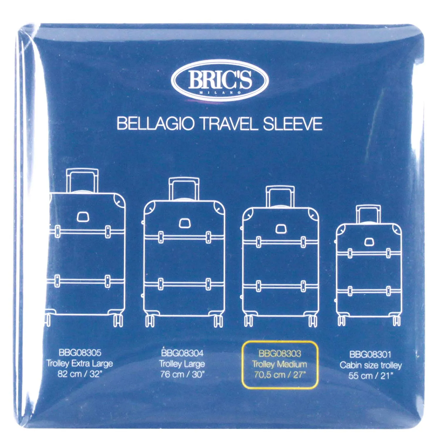 Bric's Protective Bellagio 2.0 Spinner Recessed Suitcase Cover