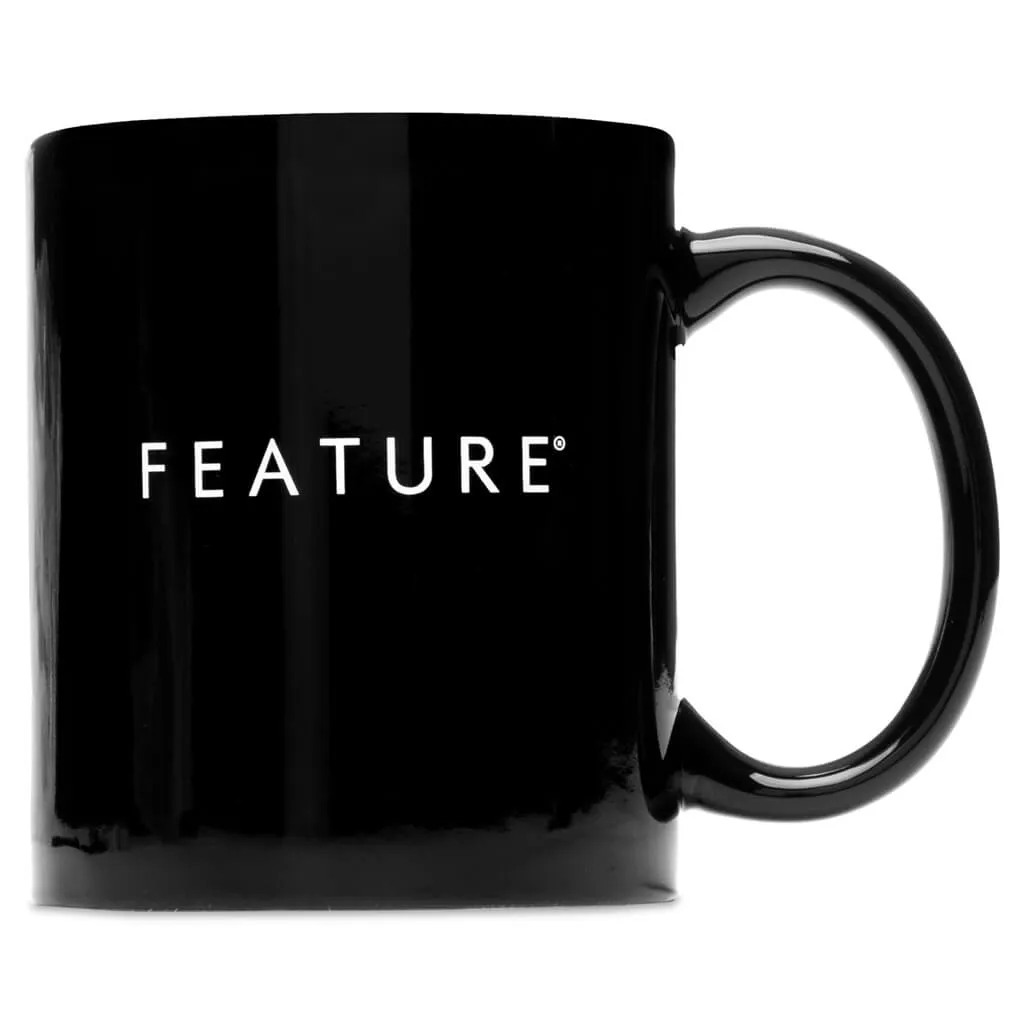 C Handle Mug - Glossy Black