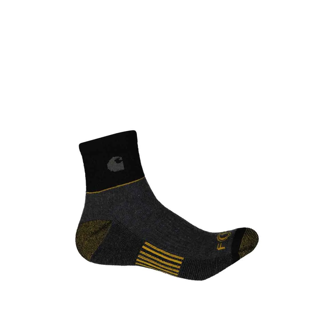Carhartt - Men's 3 Pack 1/4 Sock (CHMA0106Q3 BLK)
