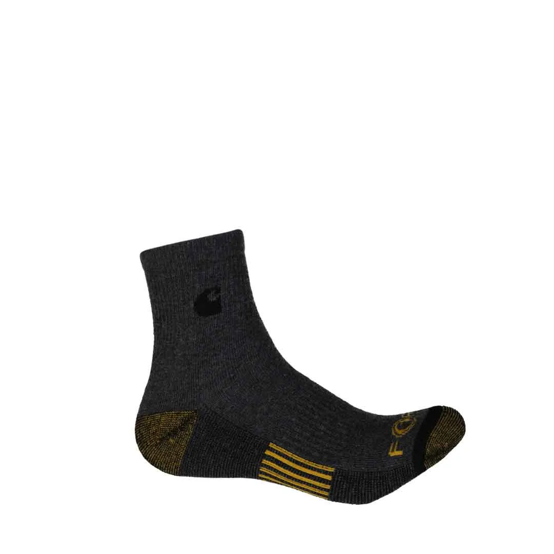 Carhartt - Men's 3 Pack 1/4 Sock (CHMA0106Q3 BLK)