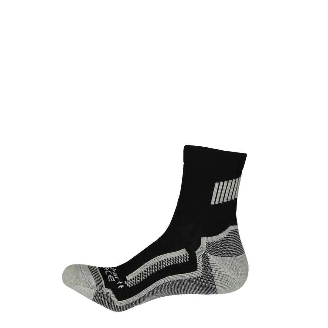 Carhartt - Men's 3 Pack Force 1/4 Sock (CHMA5283Q3 BLK)