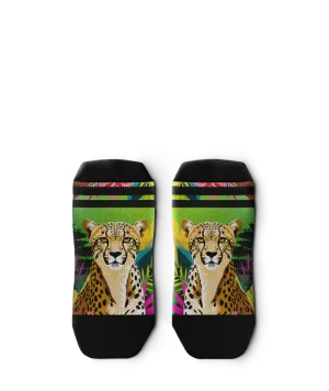 Cheetah Ankle Socks