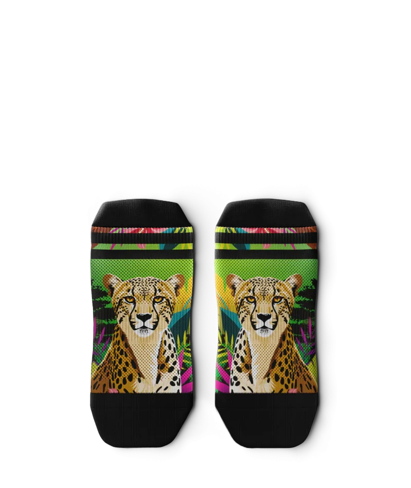 Cheetah Ankle Socks