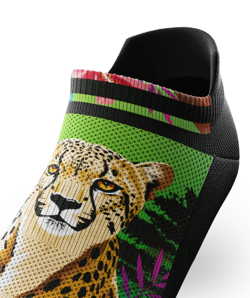 Cheetah Ankle Socks