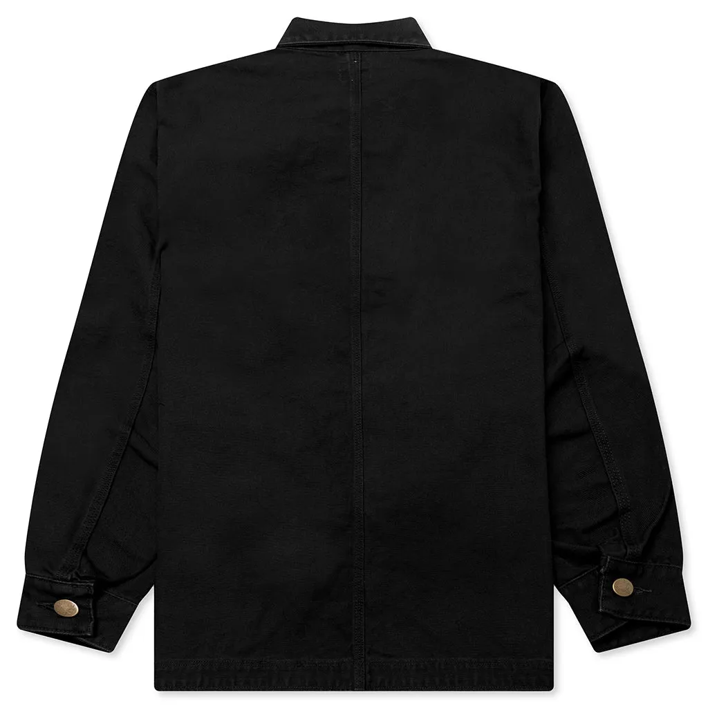 Cotton Canvas Coverall - Black