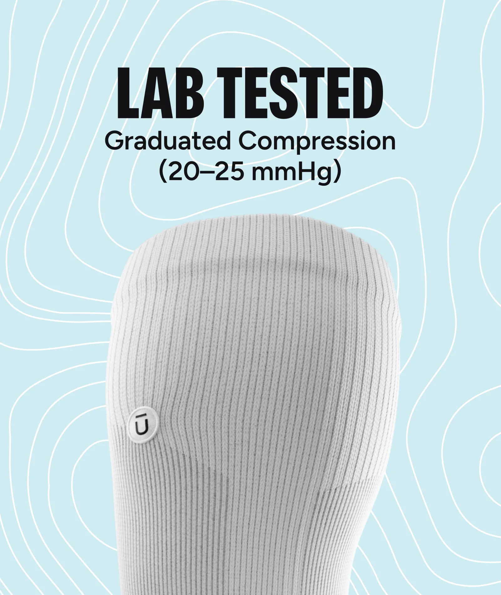 Deserted Knee High Compression Socks