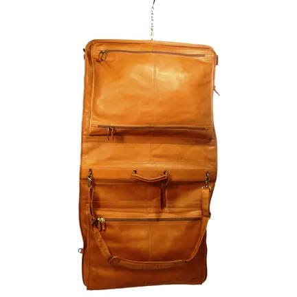 Dorado Leather Garment Bag
