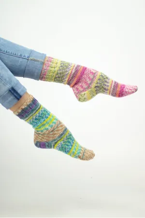 Easel Basic Toe Up socks