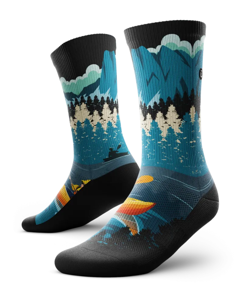 Emerald Lake Crew Socks