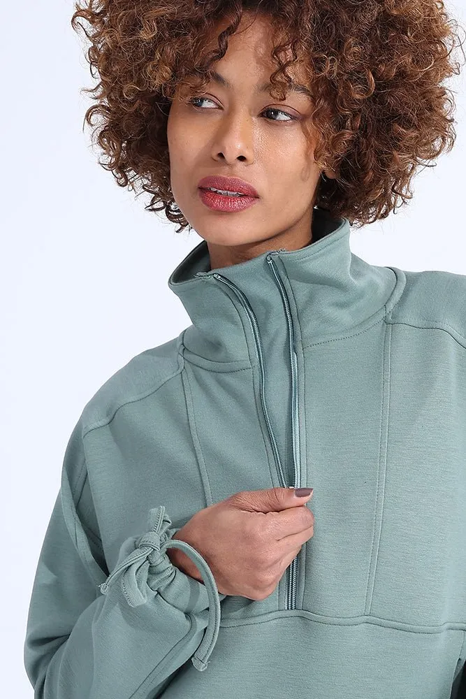 Feldspar Modal Zip Sweatshirt