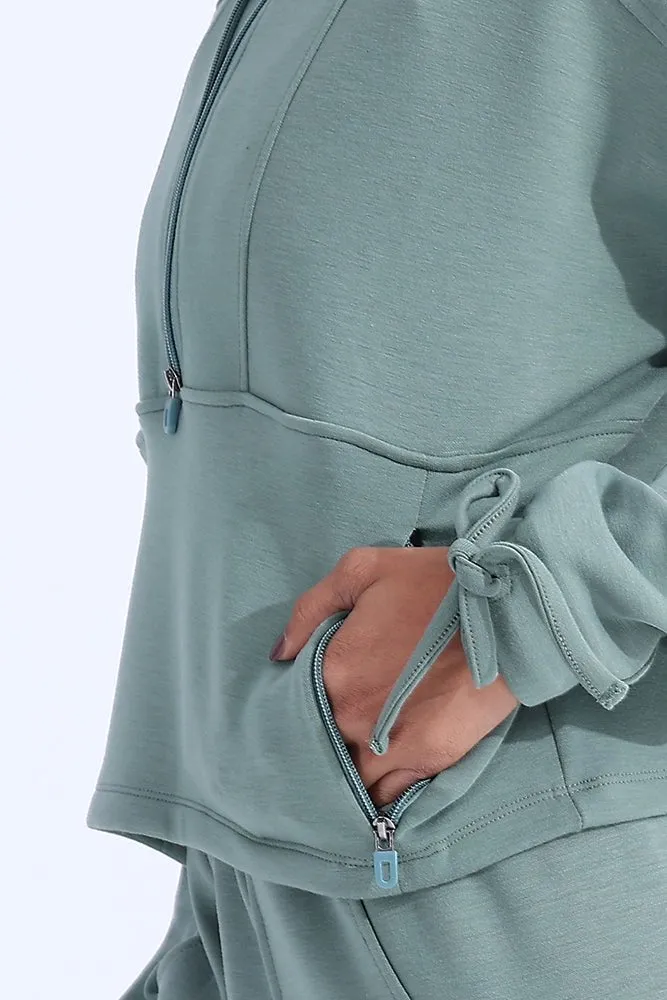 Feldspar Modal Zip Sweatshirt