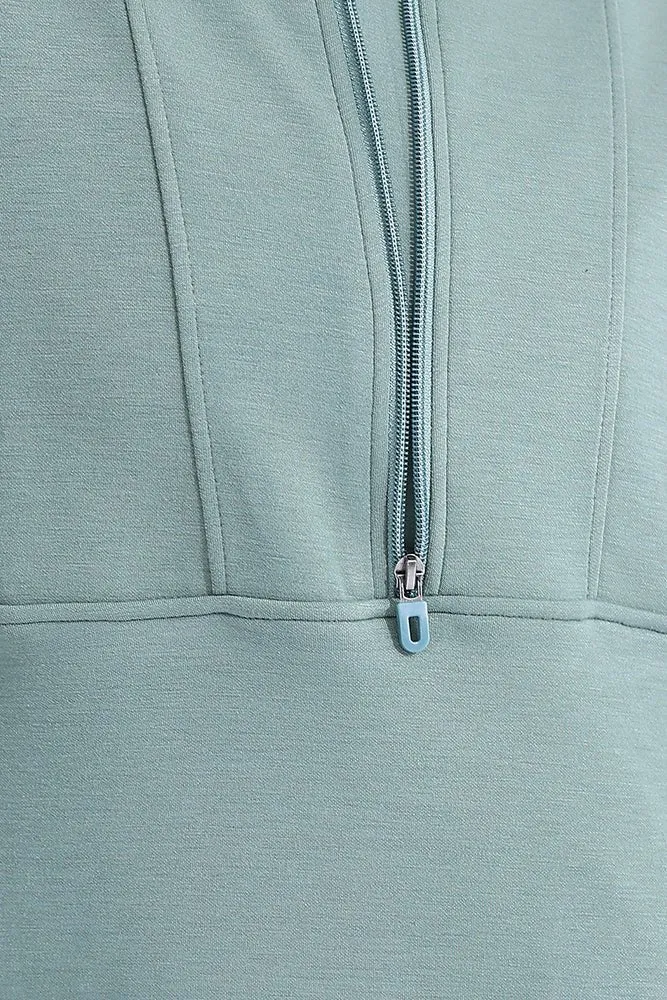 Feldspar Modal Zip Sweatshirt