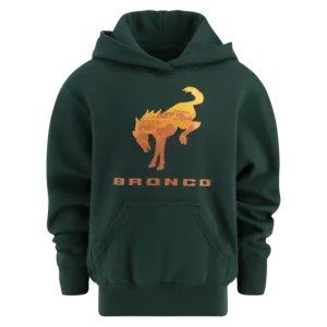 Ford Bronco Youth Logo w/Truck Hooded Pullover Fleece