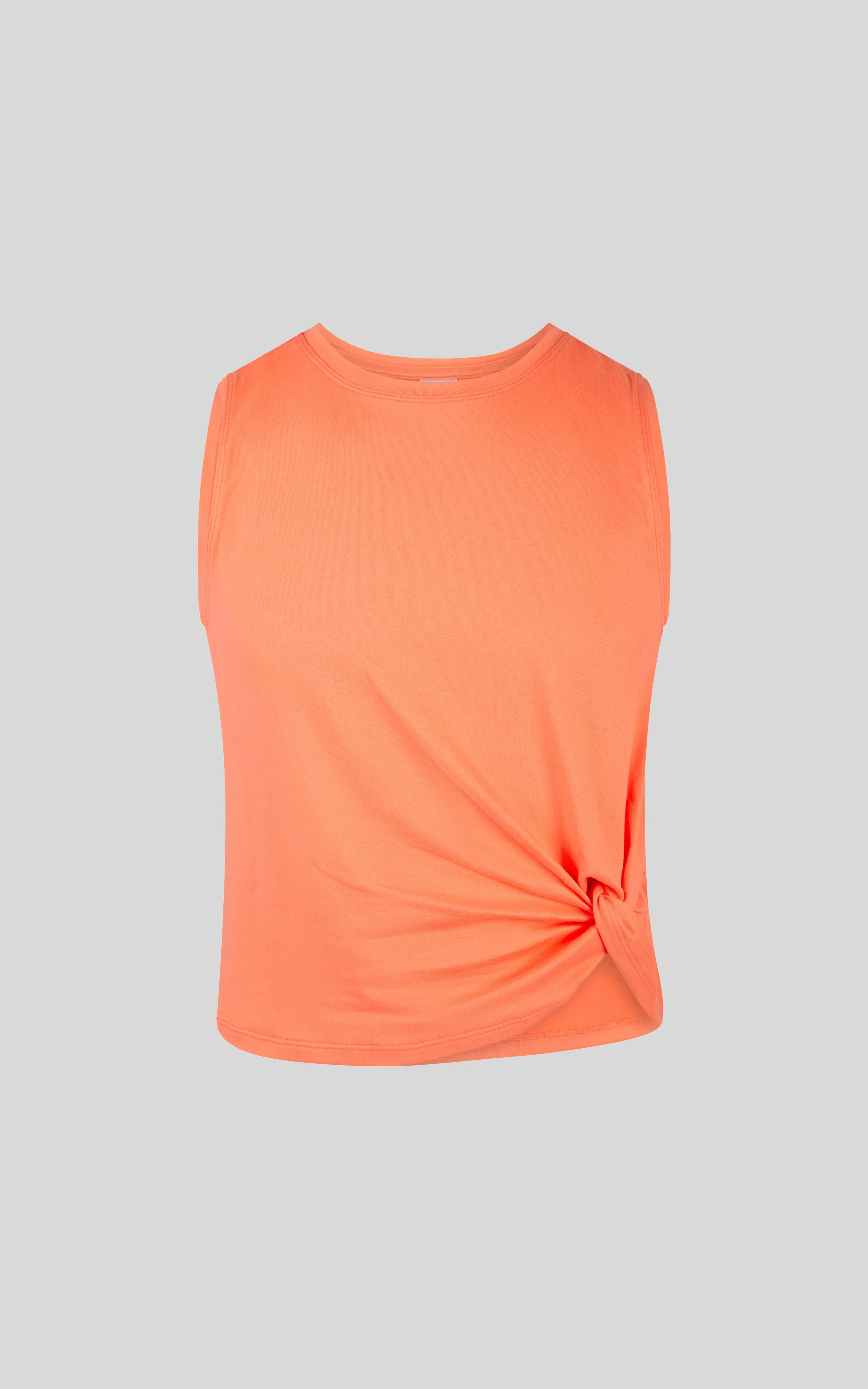Girls 2 PK Twist Tank and Crew Neck Tank Top
