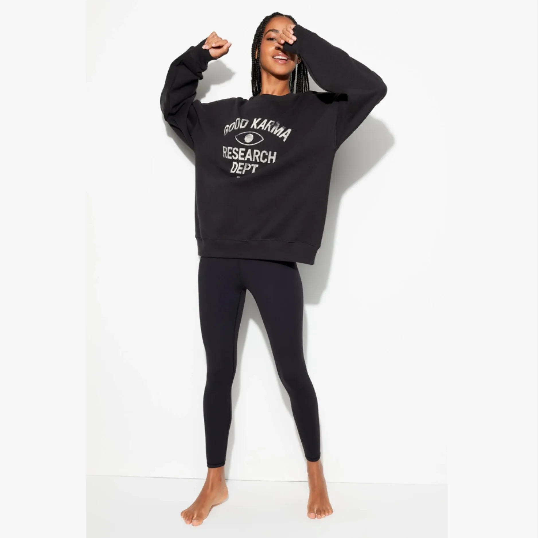 Good Karma Boyfriend Crew Sweatshirt
