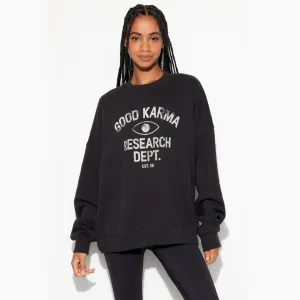 Good Karma Boyfriend Crew Sweatshirt