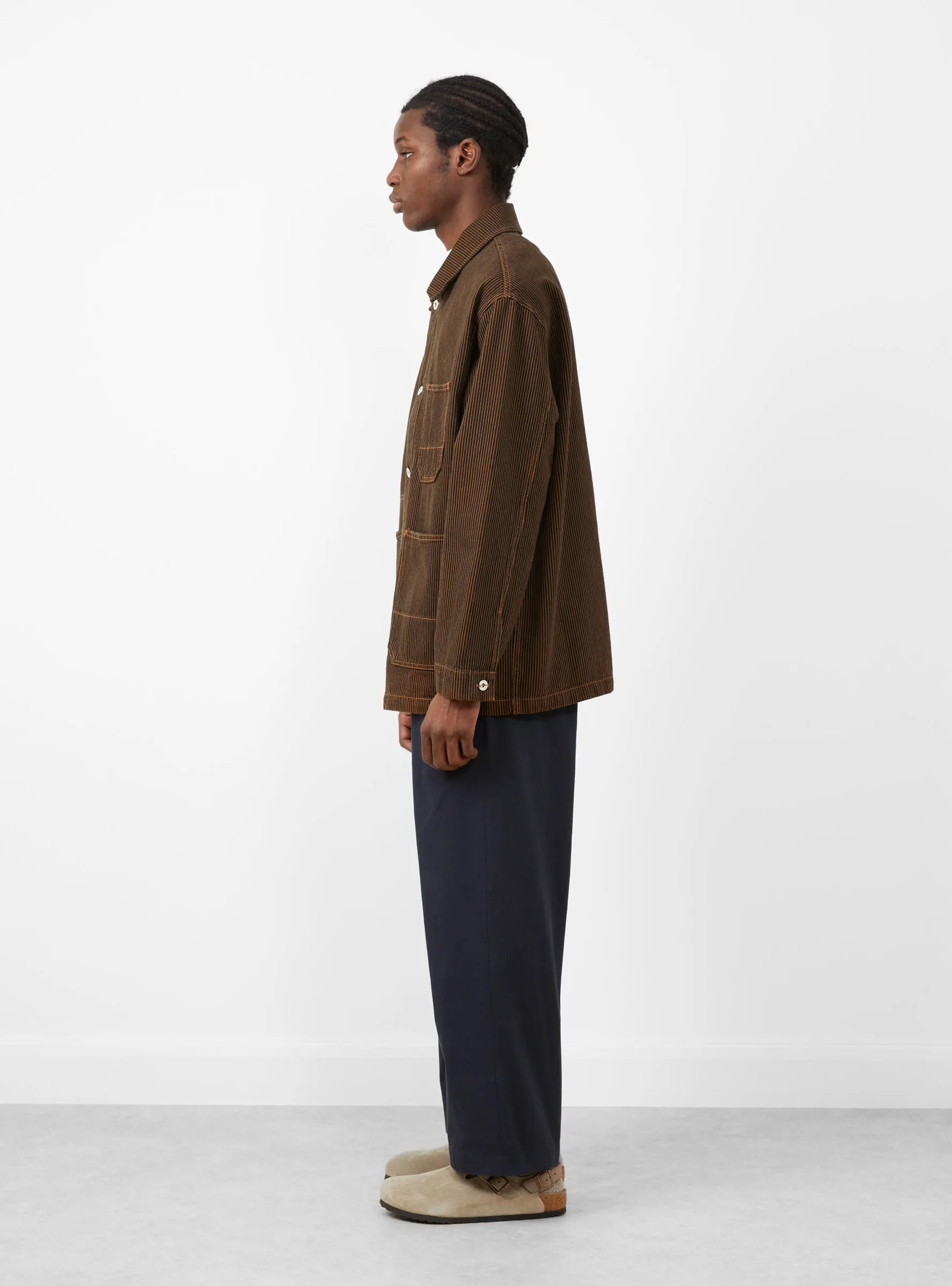 Hickory Stripe Ezra Jacket Rust