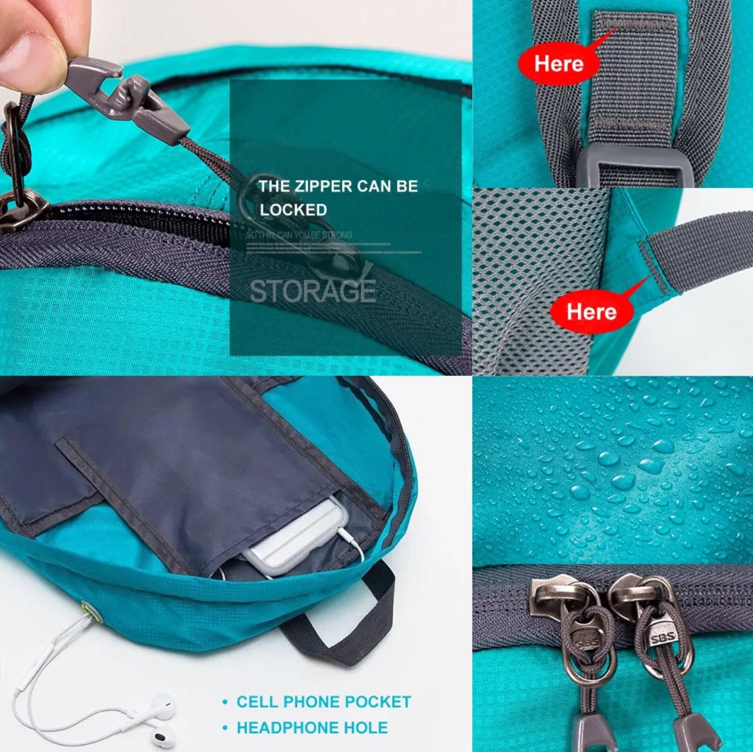 IdealTech Lightweight Packable Backpack
