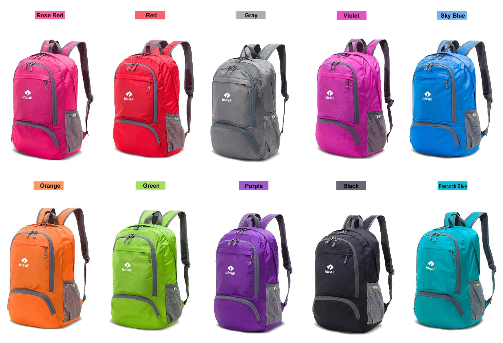 IdealTech Lightweight Packable Backpack