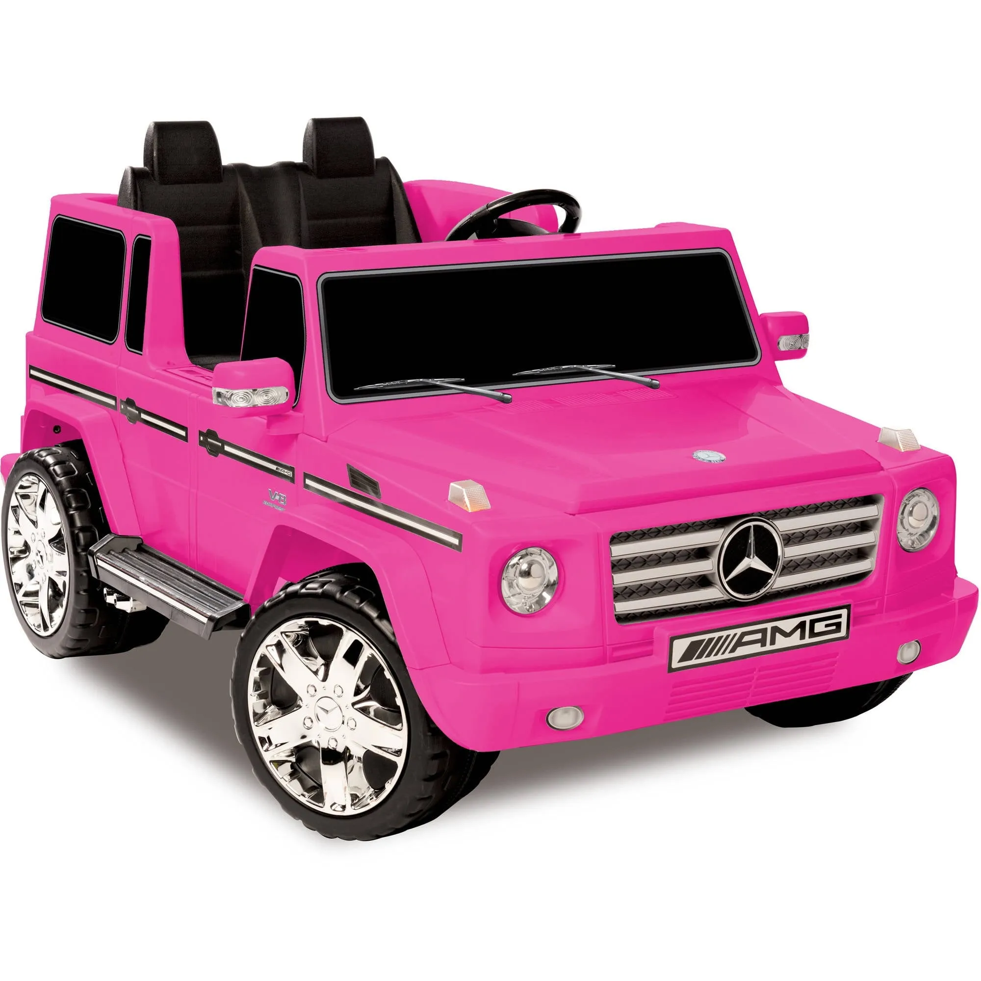 Kid Motorz 12V Mercedes Benz G55 AMG Two-Seater Ride-On in Pink