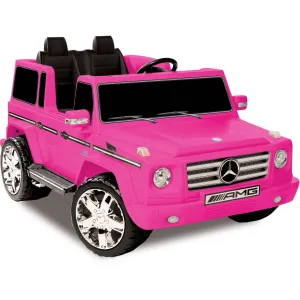 Kid Motorz 12V Mercedes Benz G55 AMG Two-Seater Ride-On in Pink
