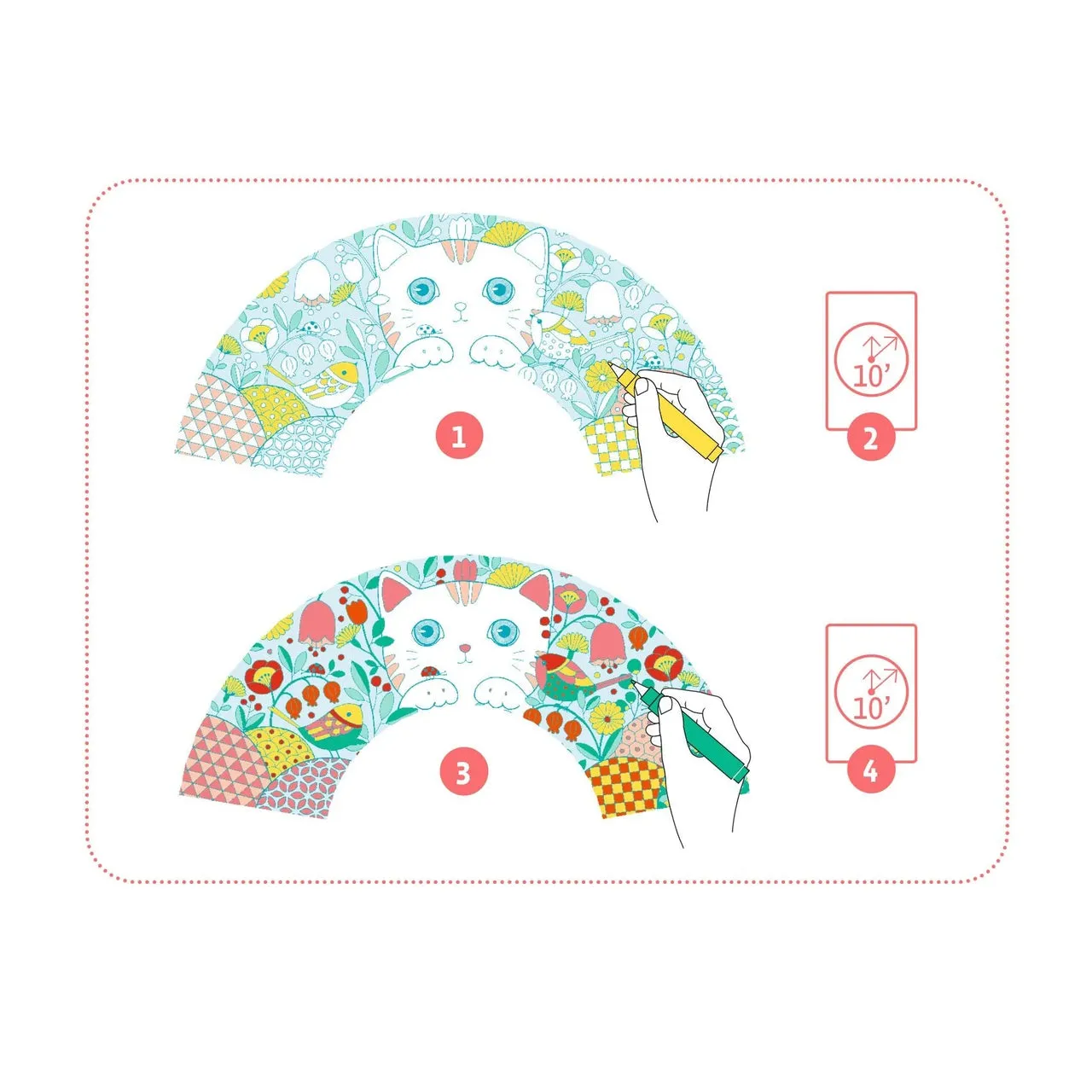 Koneko DIY Fan & Case Craft Kit