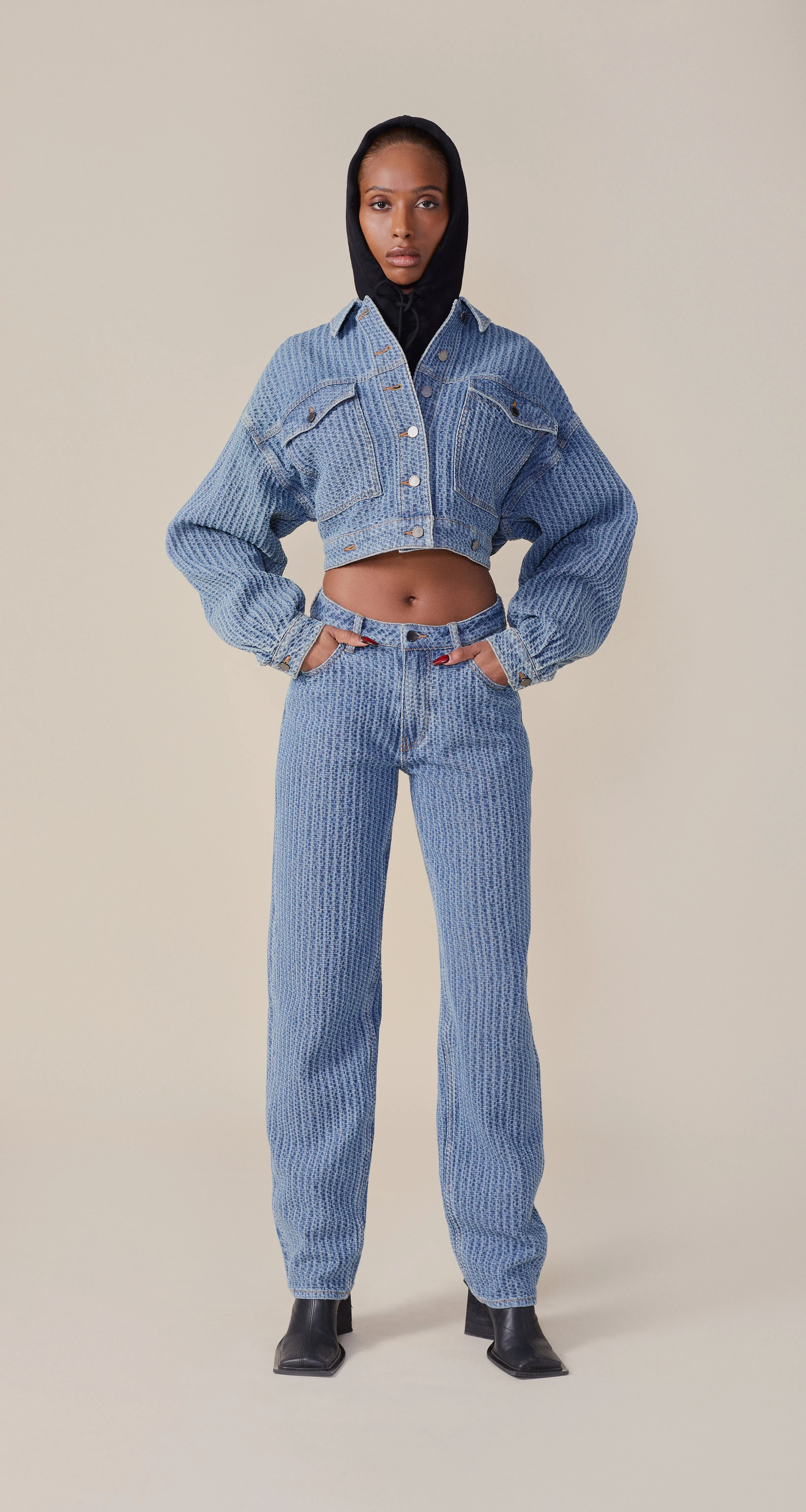 Light Blue Relaxed Denim Jacket