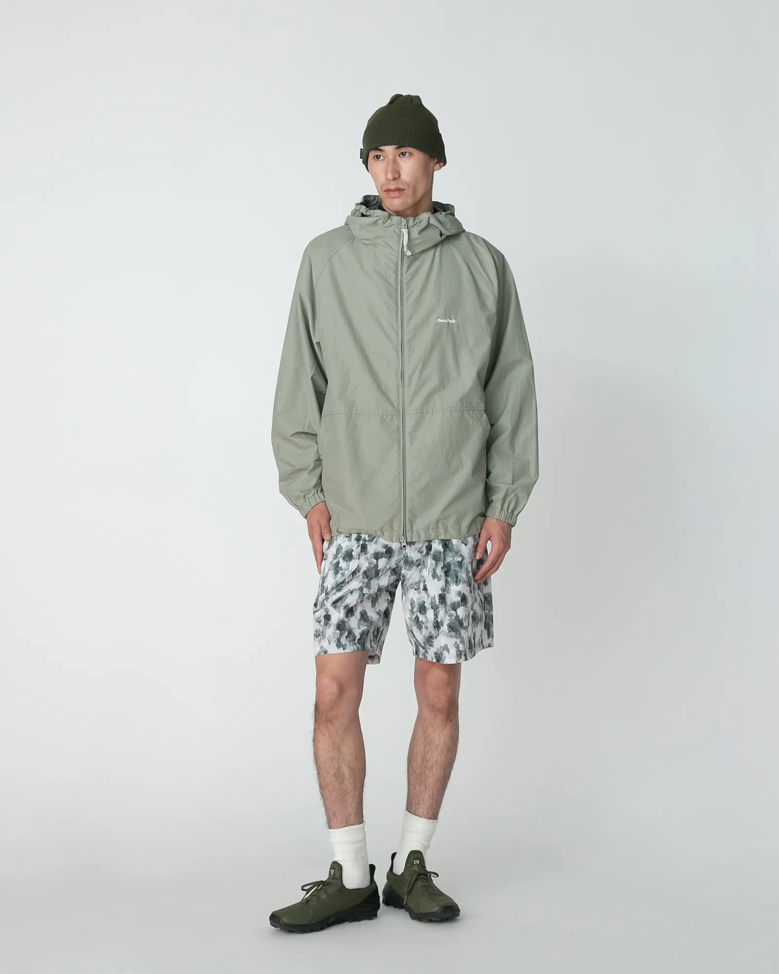 Light Mountain Cloth Zip Up Parka