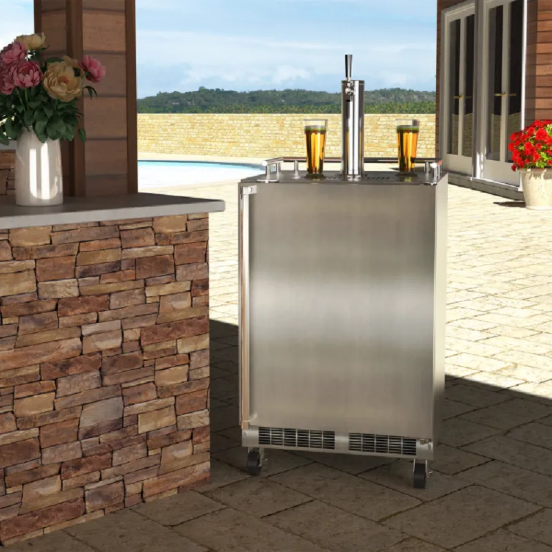Marvel 24" Mobile Dispenser for Beer/Wine/Draft Beverages