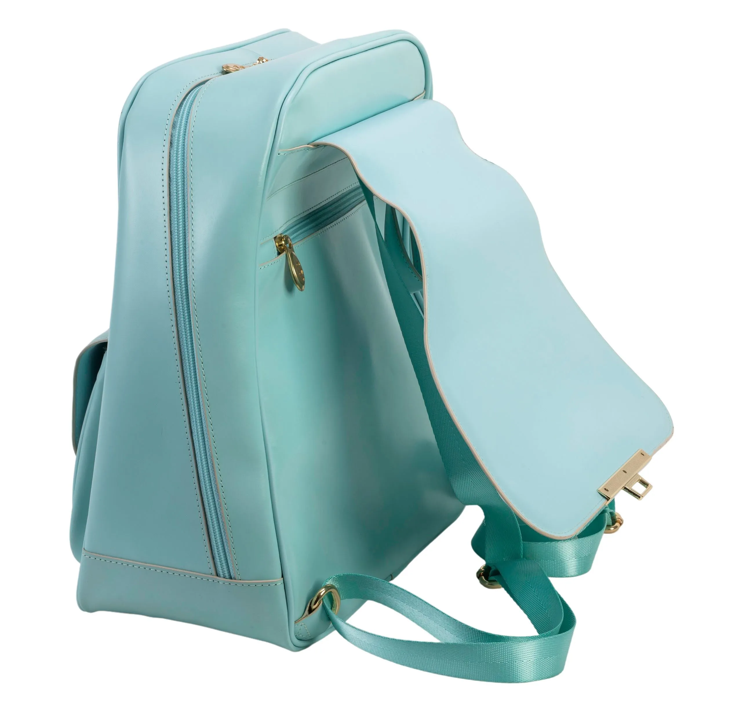 Mcklein KENDALL | 11" Leather Business Laptop Tablet Backpack