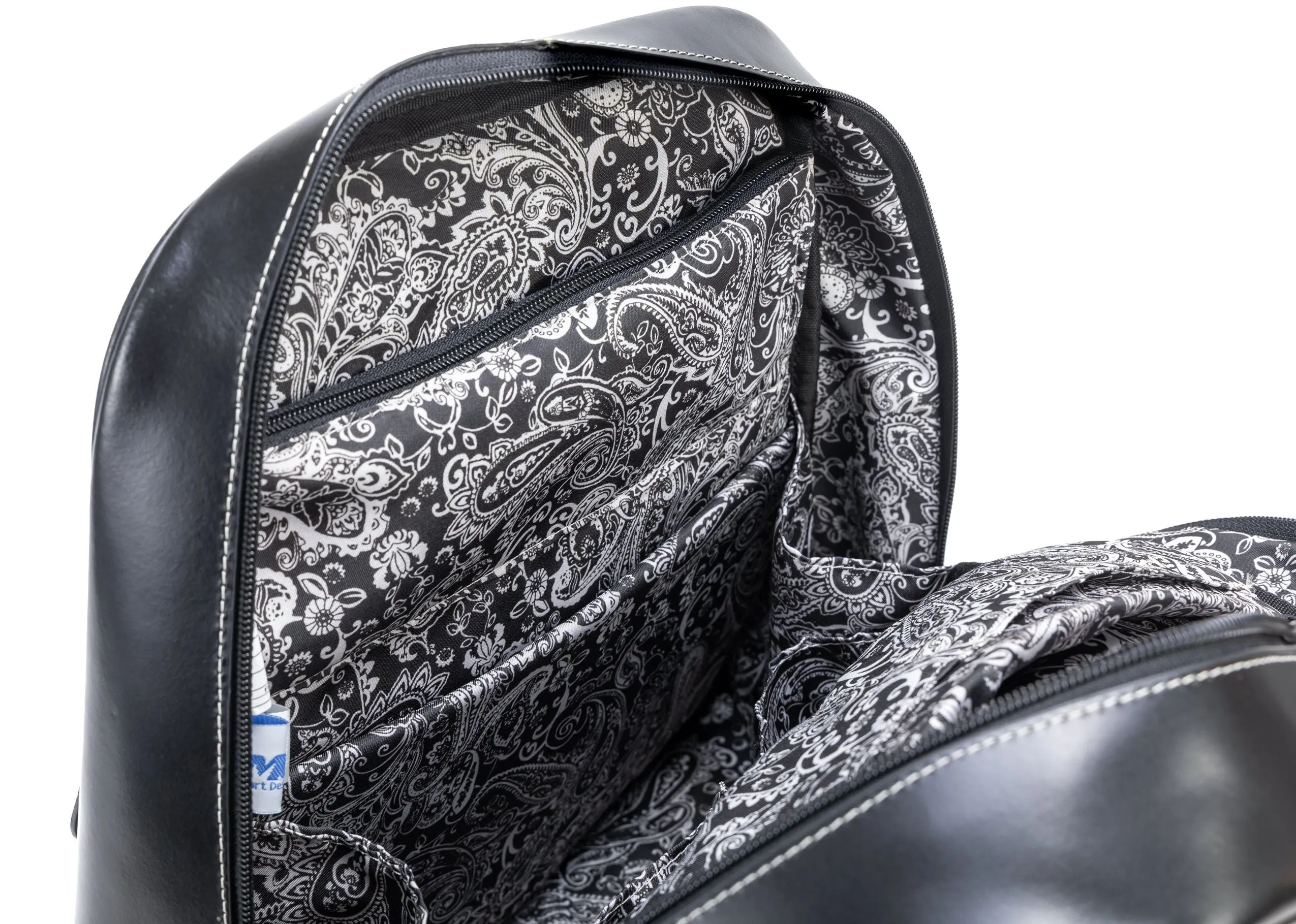 Mcklein KENDALL | 11" Leather Business Laptop Tablet Backpack