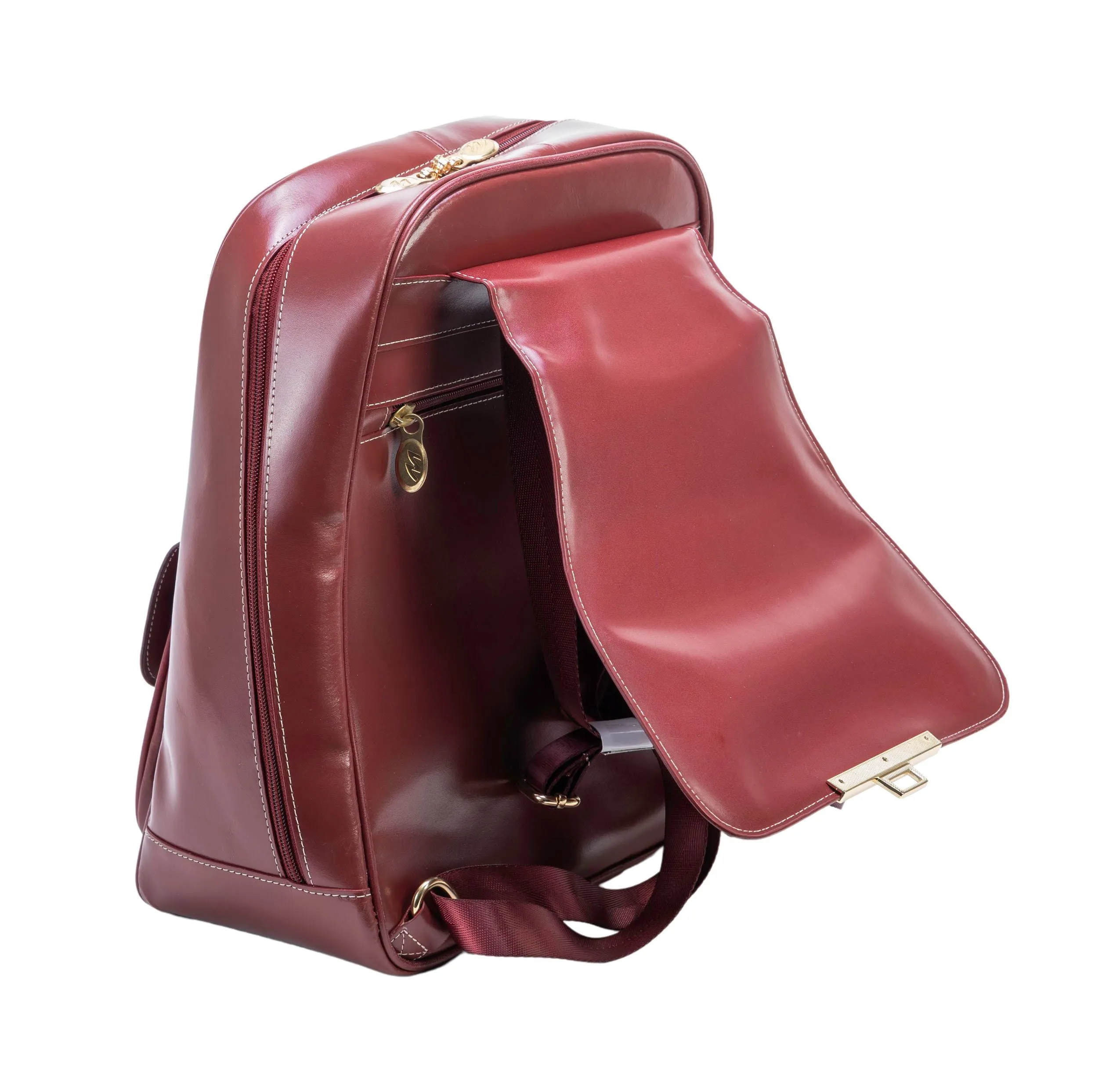 Mcklein KENDALL | 11" Leather Business Laptop Tablet Backpack