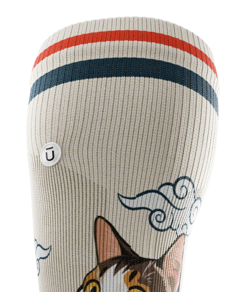 Meow Knee High Compression Socks