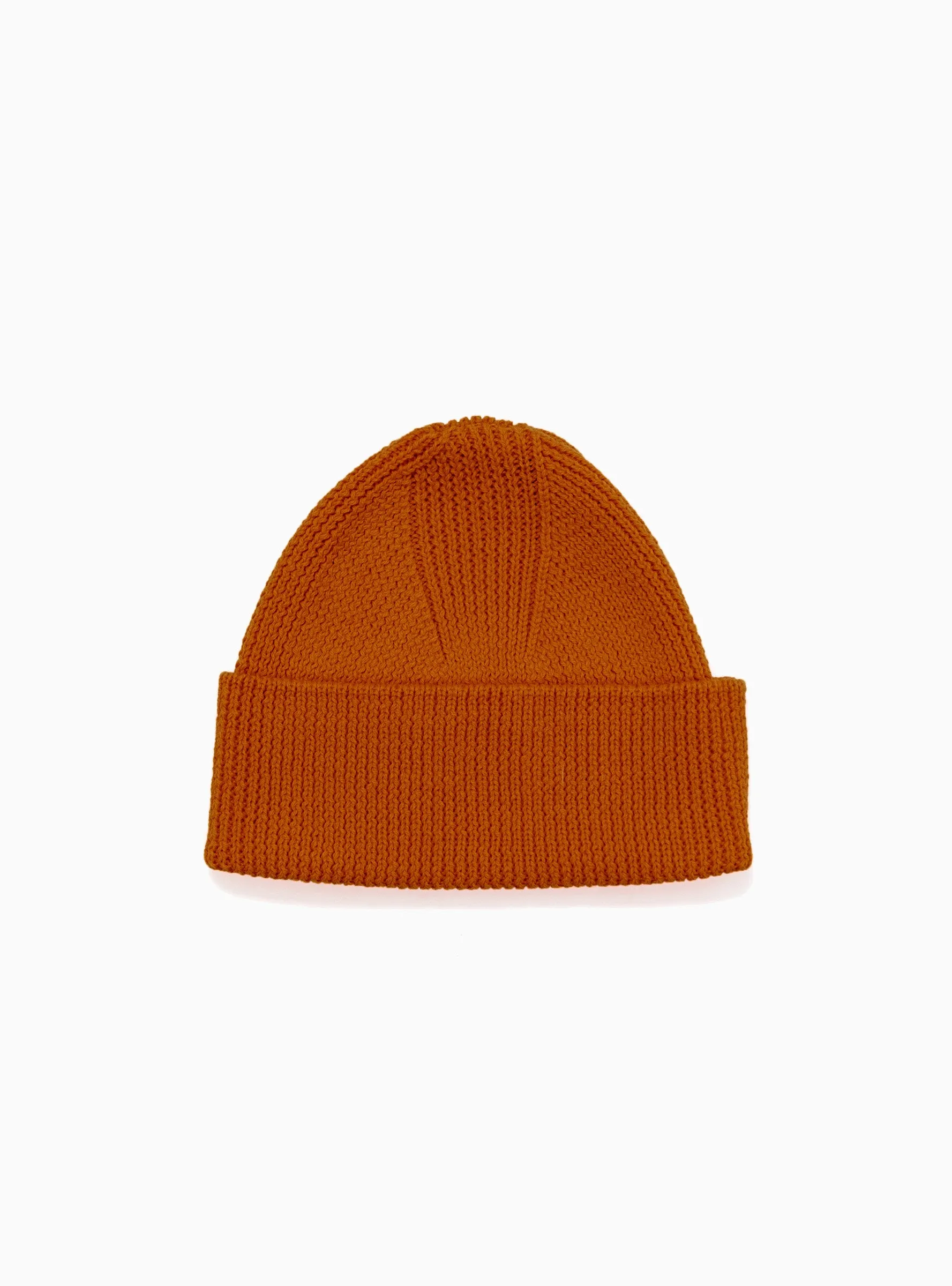 Merino Wool Beanie Rust