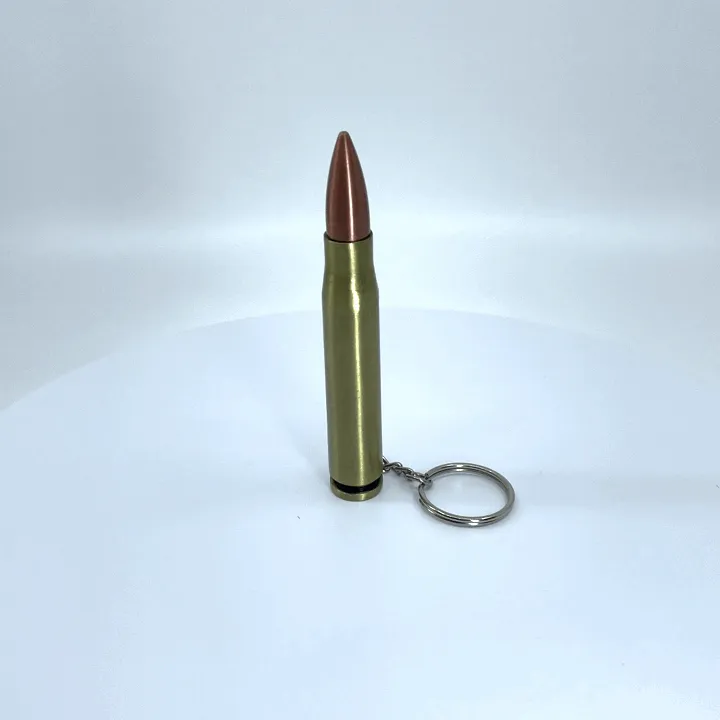 Metal Bullet Cigarette Saver Key Chain - 12 Pieces Per Retail Ready Display 22664