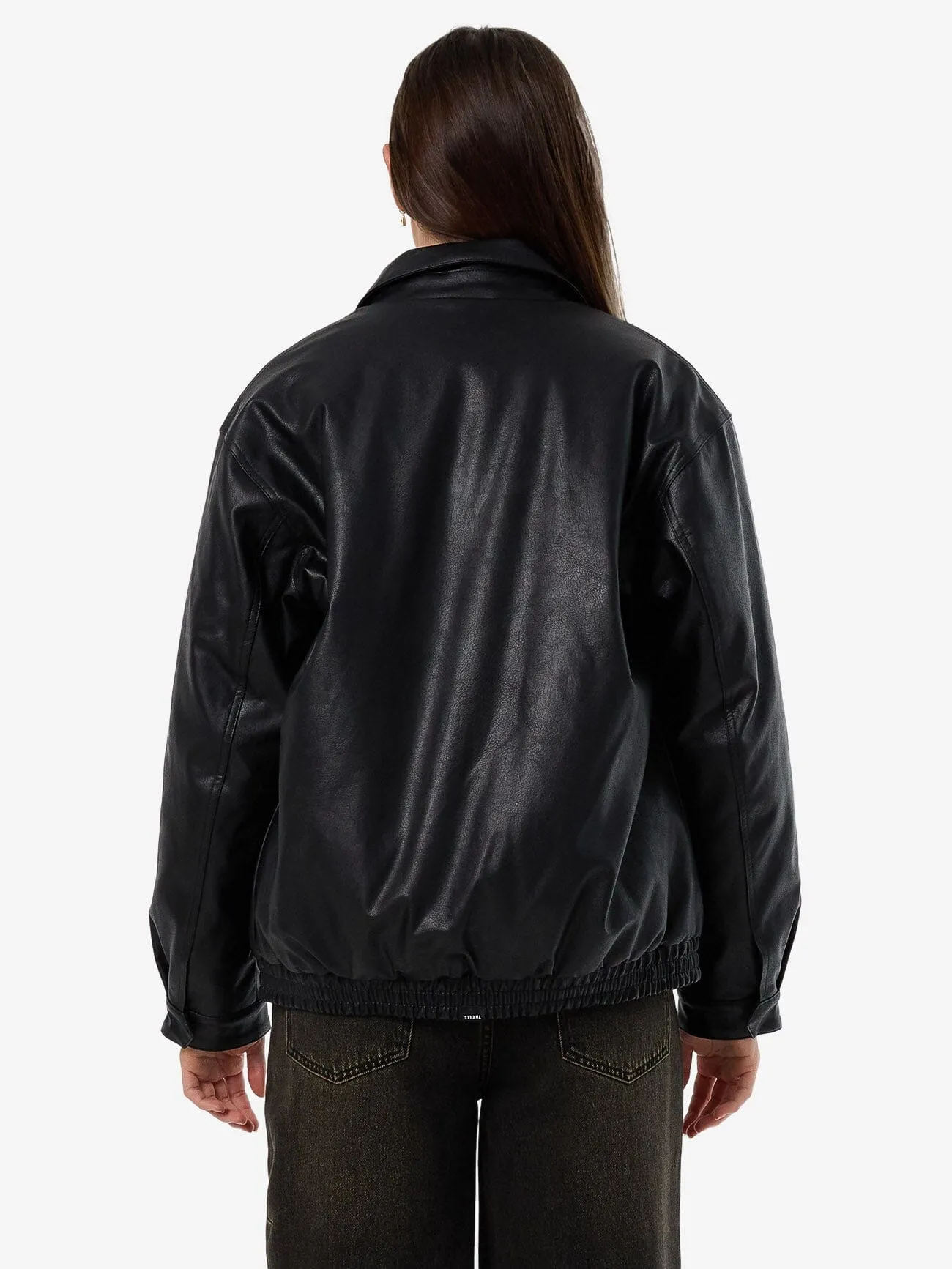 Miles Leather Jacket - Black