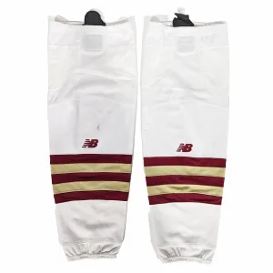 NCAA - Used New Balance Hockey Socks (White/Gold/Maroon)