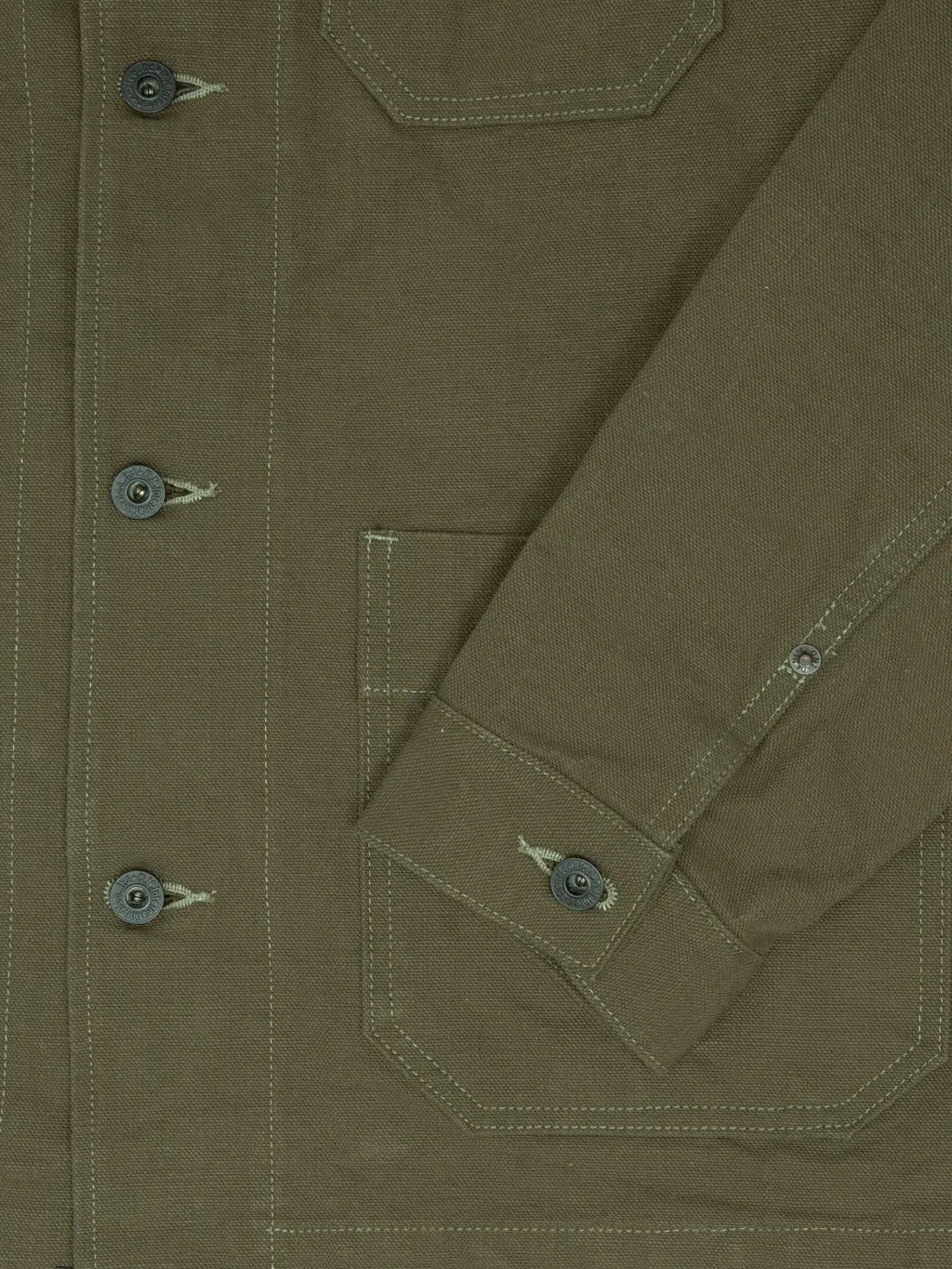 ONI Denim 03100-HOX-OLG 14oz Heavy Oxford Olive Green Coverall
