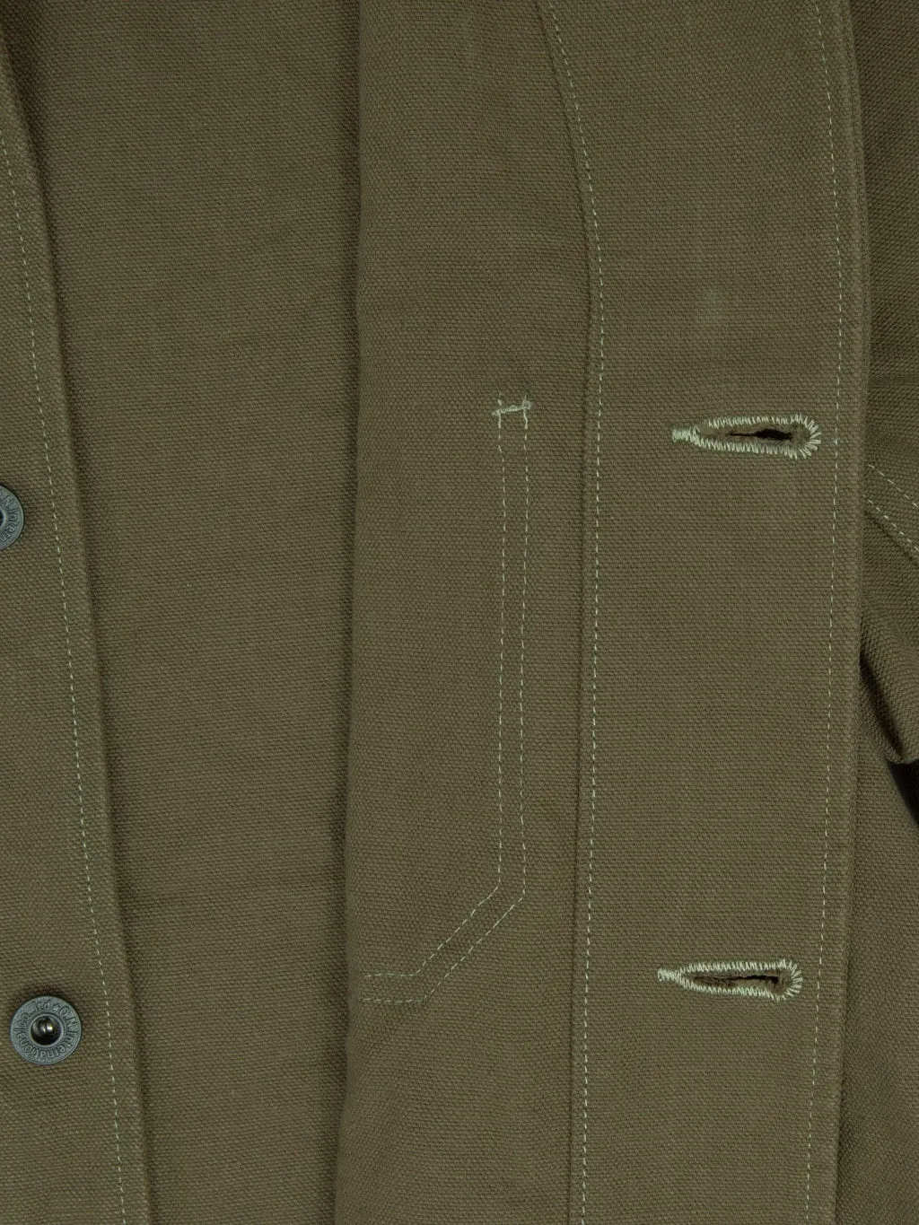 ONI Denim 03100-HOX-OLG 14oz Heavy Oxford Olive Green Coverall