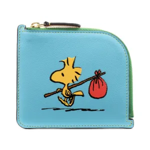 PEANUTS · Coin Pouch | Sky Blue/Green
