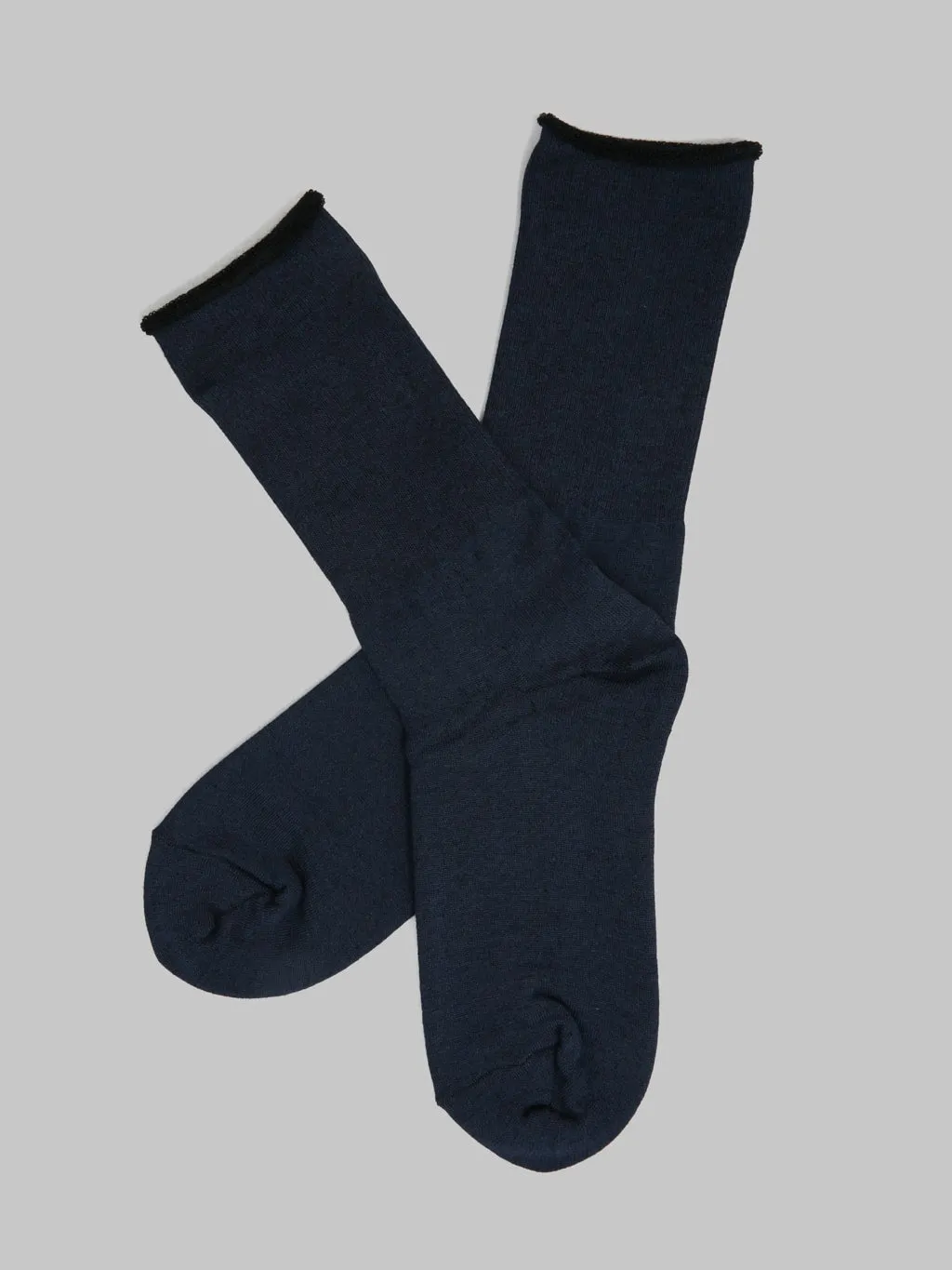 ROTOTO City Socks Navy/Black
