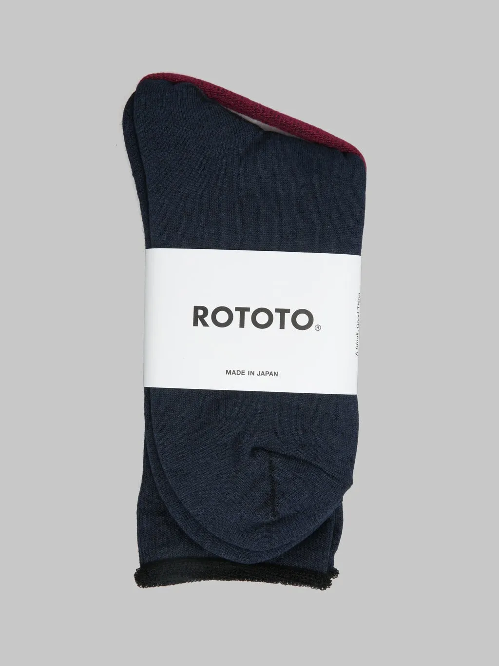 ROTOTO City Socks Navy/Black