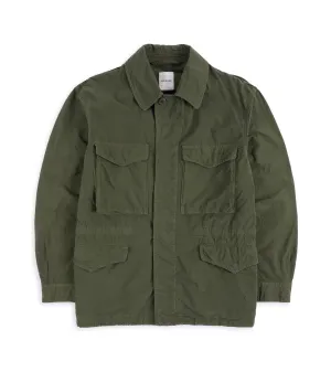 Sage de Cret High Density Cotton Hemp M-65 Jacket: Olive