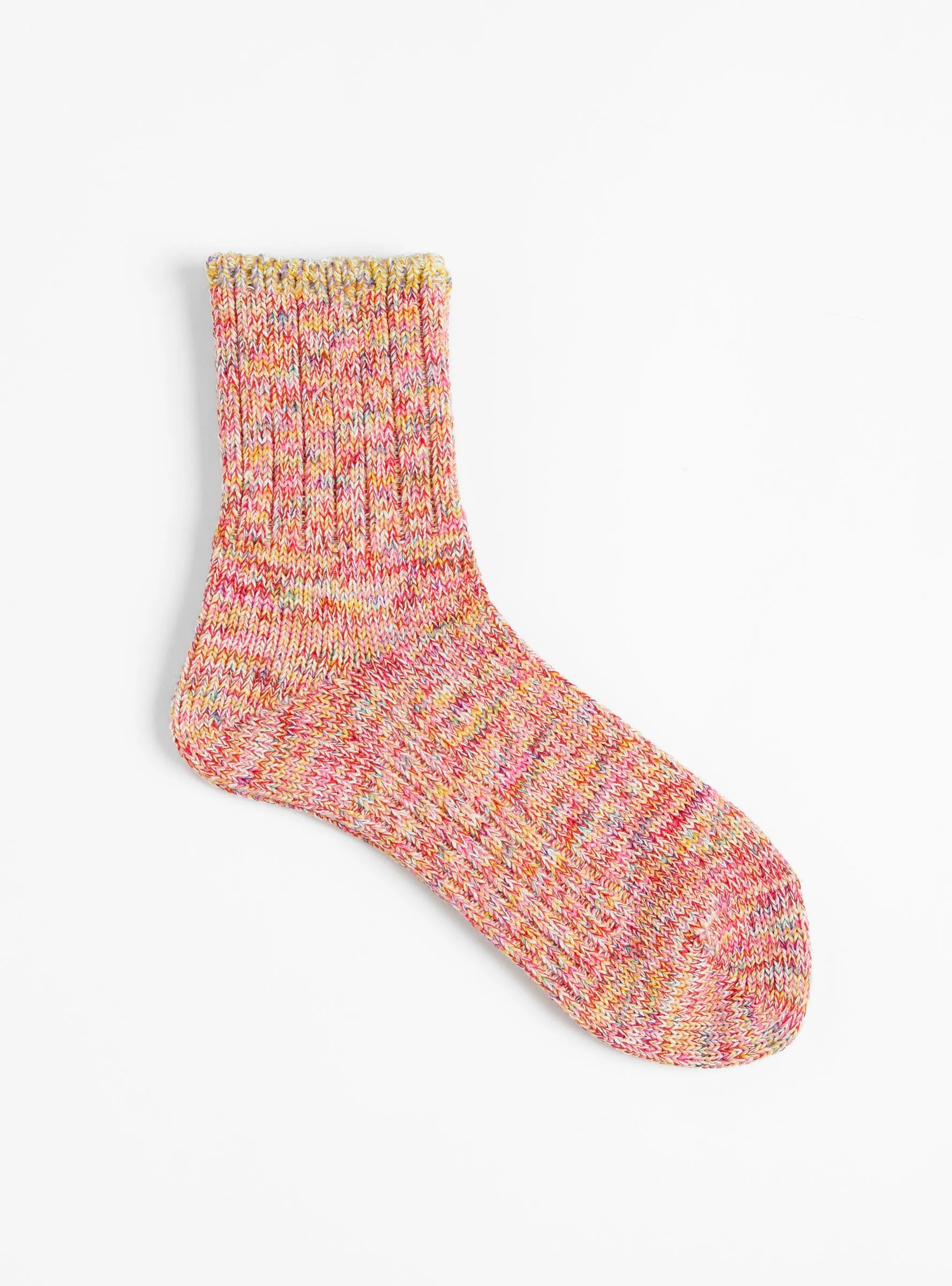 Six Colour Twister Socks Red